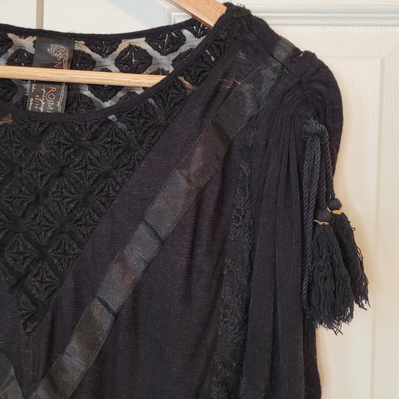 🍂 Free People South of the Equator Tassel Top - Picture 6 of 12